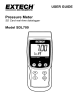 Extech Instruments SDL700 User manual