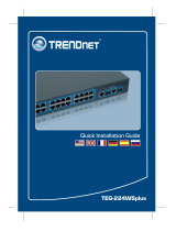 Trendnet 26-Port Gigabit Switch User manual