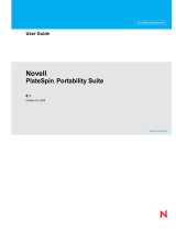 Novell PlateSpin Portability Suite 8.1.3 User guide