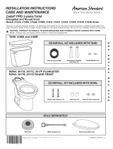 American Standard 215FC104.222 Installation guide