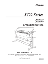 MIMAKI JV22-160 Operating instructions