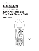 Extech Instruments 380926 User manual