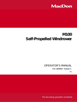 MacDon M100 User manual