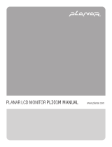 Planar PL201M User manual