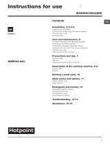 Hotpoint WMFUG 842K UK User guide