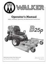 Walker B25p User manual