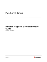 Parallels H-Sphere H-Sphere 3.3 User guide