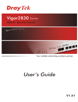 Draytek VIGOR2830VN User manual