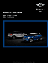 Mini 2015 PACEMAN Owner's manual