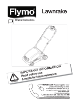 Flymo Lawnrake Compact 3400 Owner's manual