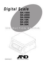 AND SK-1000D User manual