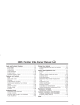 Pontiac 2005 Owner's manual