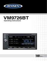 Jensen VM9726BT Operating instructions