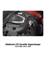 Edelbrock Stage 2 Supercharger Kit #1591 For 2008-13 Corvette LS3 W/ Tune Installation guide