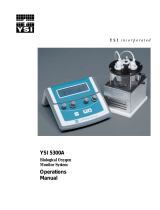 YSI 5300A Biological Oxygen Monitor Owner's manual