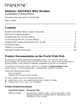 Paradyne 6301 Installation guide