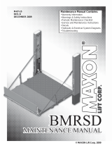 Maxon BMRSD SERIES Maintenance Manual