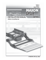 Maxon GPSLR-33 & GPSLR-44 -(Rev. C - March 2011) Installation guide