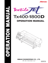 MIMAKI Tx400-1800D Operating instructions