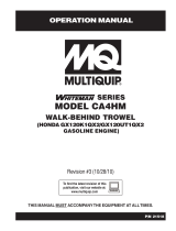 MQ Multiquip CA4HM Operating instructions