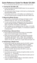 RKI Instruments GX-2001 Reference guide