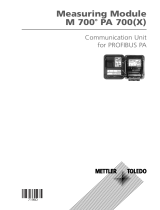 Mettler Toledo (Software Version 2.2) Transmitter Module PA 700(X) Operating instructions