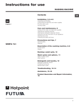 Hotpoint WMFG 741 Owner's manual