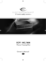 ELECTROCOMPANIET ECP1 Owner's manual