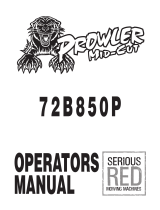 Encore 72B850P Prowler Owner's manual