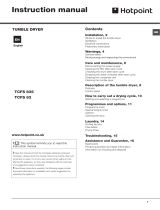 Hotpoint F155333 User manual