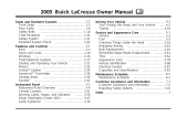 Buick La Crosse Owner's manual