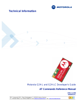 Motorola AT Commands G24-LC User manual