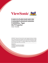 ViewSonic PJD5555w Tiger User manual