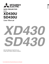 Mitsubishi Electric SD430U User manual