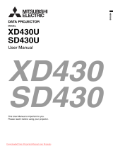 Mitsubishi Electric XD205R User manual