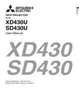 Mitsubishi Electric SD430U User manual