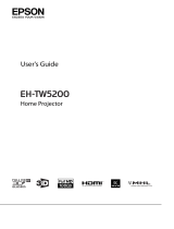 Epson EH-TW5200 User manual