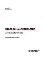 Broadcom Brocade EZSwitchSetup Administrator's, 8.0.0 User guide