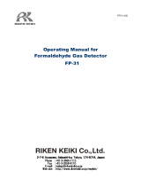 RKI Instruments FP-31 Owner's manual
