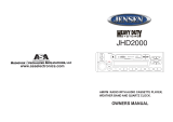 Jensen JHD2000 Owner's manual