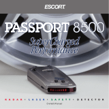 Escort Passport 8500 Owner's manual