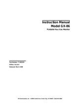RKI Instruments GX-86 Owner's manual