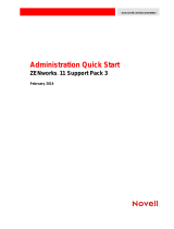 Novell ZENworks 11 SP3  Quick start guide