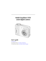 Kodak EasyShare C433 User manual