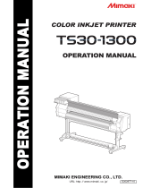 MIMAKI TS30-1300 Operating instructions