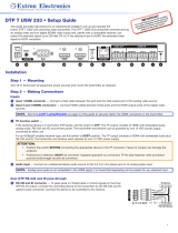 Extron DTP T USW 233 User manual