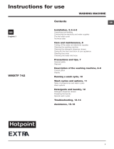 Hotpoint WMXTF 742P UK User guide