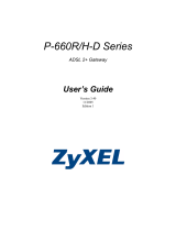 ZyXEL Communications P-660R-D1 User manual
