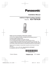 Panasonic KXTGFA30 User manual