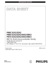 NXP P87C52X2FBD Datasheet